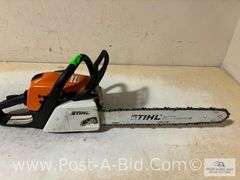 STIHL MS 211 Chainsaw 18" Bar, Owner Stated, "Runs Great. "