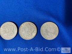 4x 1921 Silver Dollars.