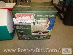 2x Cabelas Chair, Portable Blind, Clay Pigeon Thrower, Coleman Po