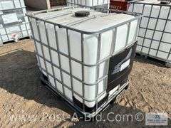 250 Gallon Poly Tank, "Food Grade, 1 Use".