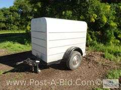 Shop Built 6' x 3' 5" x 4' Enclosed Trailer With Lifetime License