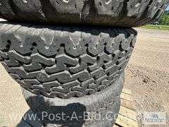 4-Firestone Radial 31 x 10.5 R15 LT Tires On 15" GM 6 Bolt Rims,