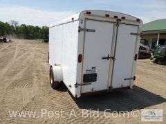 2004 Continental Cargo 6'x12' Enclosed Trailer With Rear Door, Si