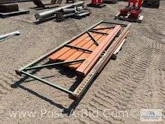 Misc. Pallet Racking With 7 Cross Beams And 1 Upright.