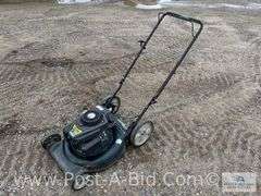 Yardman 159 cc Push Lawn Mower, Owner Stated, "Runs", But No Gas