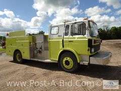 1981 Mack 300 Fire Truck With 27,xxx Miles, Diesel Motor, Manual