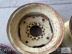 2x Implement Rims, Owner Stated "9x15.