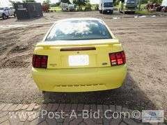 2003 Ford Mustang 2 Door Car With 109,443 Miles, V-6 Motor.