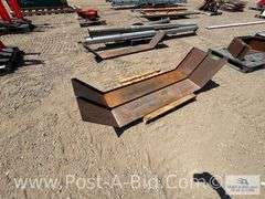 1 Set Single Axle Trailer Fenders, Steel.