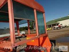 Allis Chalmers D-17 Wide Front Gas Tractor, Cab Needs Glass, PTO,