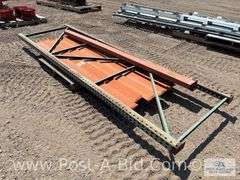 Misc. Pallet Racking With 7 Cross Beams And 1 Upright.