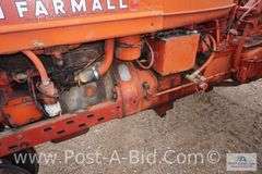 Farmall H Narrow Front Tractor, Rear Tires Are 12.4-38, Comes Wit