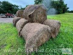 5-Grass Hay Round Bales, Twine Tie, 2024 Hay Season.