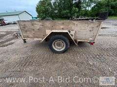Shop Built 4' x 8' x 22" Side Wall Trailer, With Spare Tire, Life