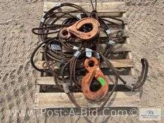 2-10 Ton Renfro SF Self Closing Lifting Hooks With 1/2" And 5/8"