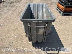 Rubbermaid 1006 HD Pump Cart 1/2 Cu. Yard Cap.