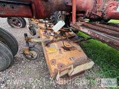 Farmall B Tractor, With Woods Belly Mower, Narrow Front, 1 Flat T