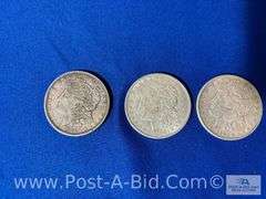 4x 1921 Silver Dollars.