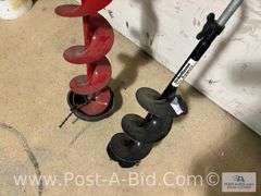 Eskimo Ice Auger With Manual Ice Auger.