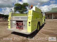 1981 Mack 300 Fire Truck With 27,xxx Miles, Diesel Motor, Manual