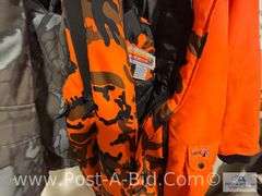 Orange Jacket Withi Insulated Pants, Jacket Size Large, Pants Sz