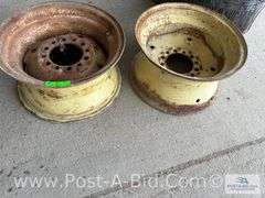 2x Implement Rims, Owner Stated "9x15.
