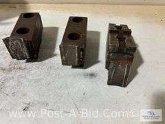1 Set Of 3 Soft Jaws Cushman Used For 15" Chuck 05-201457-08006.