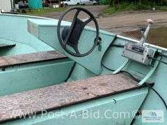 1978 Lund 14' Boat With Evinrude 35 HP Motor, 1978 Midi Trailer W