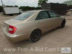 2002 Toyota Camry.....BIDDING DISABLED DUE TO TITLING PAPERWORK.
