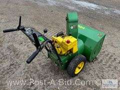 John Deere 5/24 Snowblower, Runs And Works.