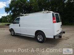 2015 GMC Savana Cargo Van With 137,371 Miles, 4.8L Motor, PW, PL,