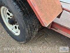 2006 Shop Built 16' Tandem Axle Trailer, 75" Between Fenders, Bro