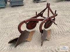 3 Point 2 Bottom Plow With Coulters.