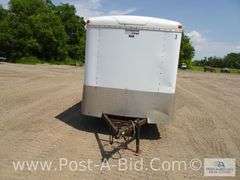 2004 Continental Cargo 6'x12' Enclosed Trailer With Rear Door, Si
