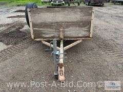 Shop Built 4' x 8' x 22" Side Wall Trailer, With Spare Tire, Life