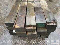 Pallet Of Approx. 20 Guardrail Timbers, Approx. 6' Long.