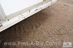 2012 H & H 12' Plus 4' V Tandem Axle Enclosed Trailer, Rear Ramp