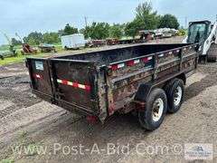2004 PJ 14' Tandem Axle Dump Trailer, 2 5/16" Ball Hook Up, No Ba