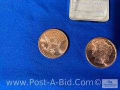 1-10 oz. .999 Fine Silver NTR Metals Bar And 2-1 oz Copper Morg