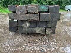 Pallet Of Approx. 20 Guardrail Timbers, Approx. 6' Long.