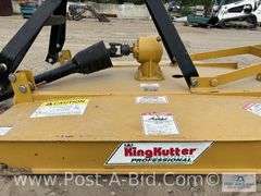 King Kutter 4' 3 Point Mower, Owner Stated, "Used For 1 Project."