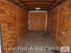 2004 Continental Cargo 6'x12' Enclosed Trailer With Rear Door, Si