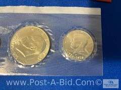 25-Eisenhower Dollars (Mixed Dates) 1-1776-1976 US Bicentennial S