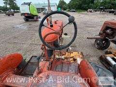 Farmall B Tractor, With Woods Belly Mower, Narrow Front, 1 Flat T