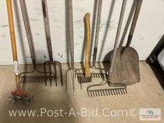 Large Lot Of Garden Tools