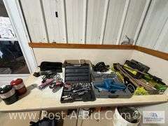 2x Boxes Of Miscellaneous Tools, Includes Sockets, Ratchets, Drem