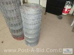 1 Roll 36" Page Wire And 1/2 Roll 48" Page Wire.