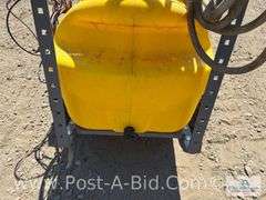 Crop Cave LGX 25 Gallon Pull Behind Sprayer.