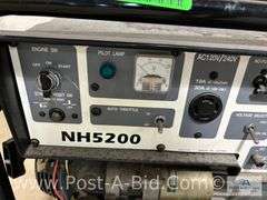 Northern 5200 Generator, Honda 11.0 HP, Owner Stated "Used Very L