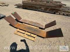1 Set Tandem Axle Trailer Fenders, Steel.